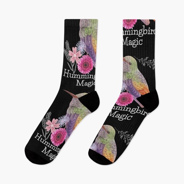 Item preview, Hummingbird Magic Color Illustration Design designed and sold by EarthArtDesigns.