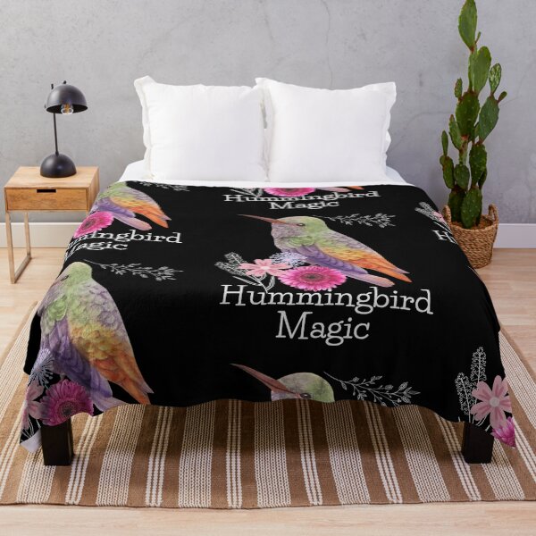 Item preview, Hummingbird Magic Color Illustration Design designed and sold by EarthArtDesigns.