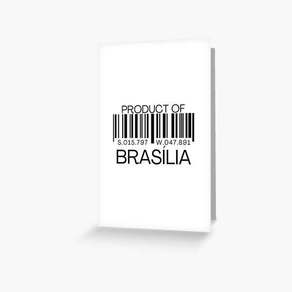 "Product of Brasília Barcode with Latitude and Longitude Coordinates