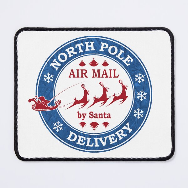 Item preview, Christmas North Pole Delivery - Air Mail by Santa designed and sold by WilliamsonMedia.