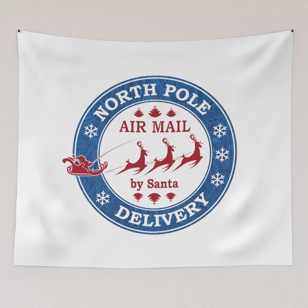 Item preview, Christmas North Pole Delivery - Air Mail by Santa designed and sold by WilliamsonMedia.