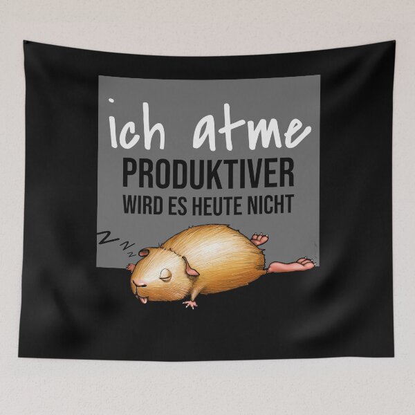 Item preview, Lazy cute Animal I Breathe Productive Guinea Pig designed and sold by FD-Design.