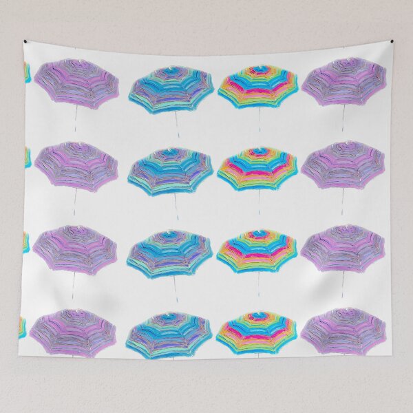 Item preview, Three beach umbrellas designed and sold by MatsonArtDesign.