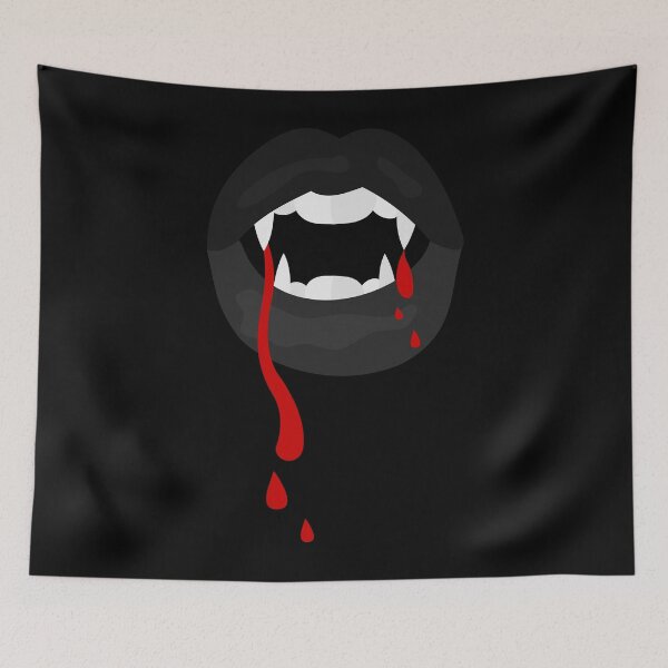 Item preview, Vampire Mouth (Black) designed and sold by Arianna Khalil.