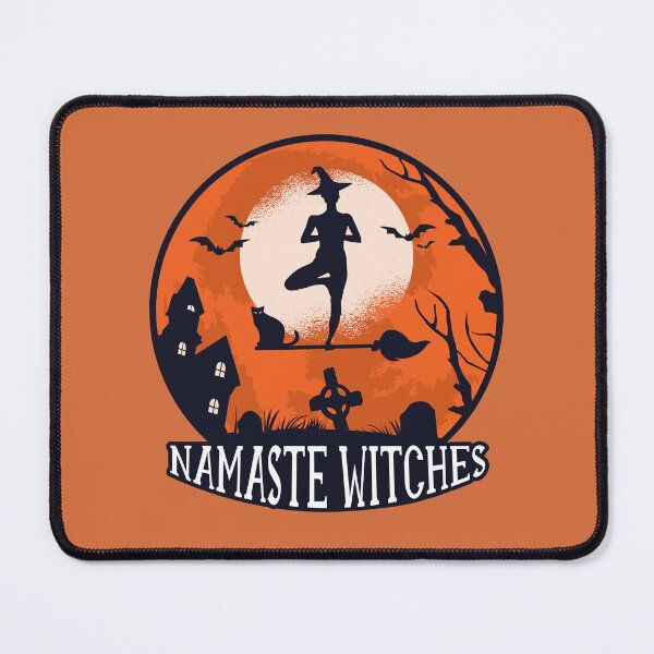 Item preview, Namaste Witches Halloween for Women Funny Witch Silhouette designed and sold by Teez-Me.