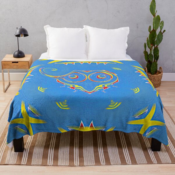 Item preview, ARUBA - ABSTRACT PAINTED FLAG OF ARUBA - ONE HAPPY ISLAND designed and sold by Ralek.