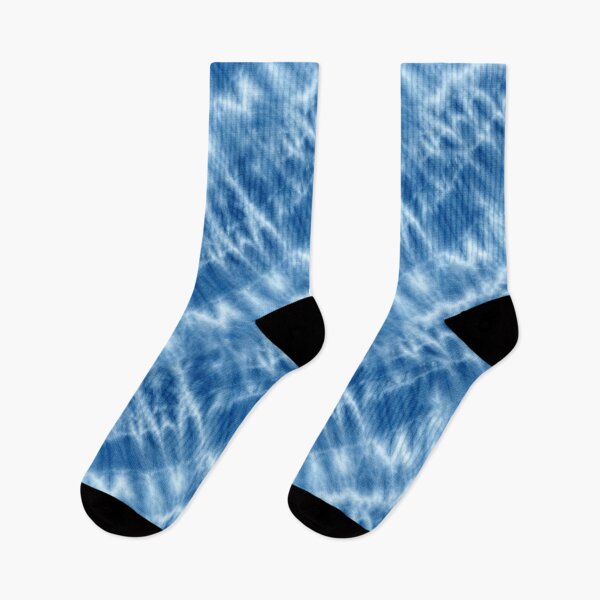Item preview, Tie-dye shibori blue white indigo pattern designed and sold by PG Illustration.