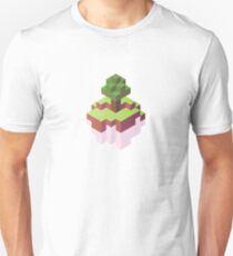 Minecraft Simple Floating Island - Isometric Unisex T-Shirt