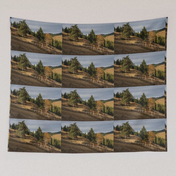Item preview, Fenced In Warm Autumn Light designed and sold by Georgia Mizuleva.