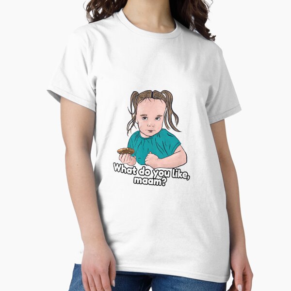 Item preview, “What do you like, maam?” (white text) designed and sold by saruh2themax.