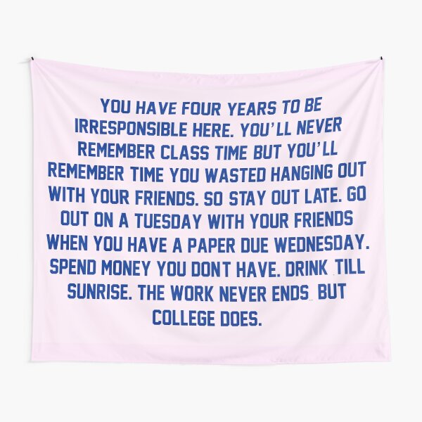 College tapestry 2025