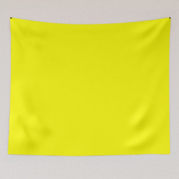Item preview, Solid Colour | Electric Yellow | Neon Yellow 2 designed and sold by ozcushions.