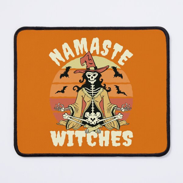 Item preview, Namaste Witches Halloween for Women Funny Skeleton Witch Silhouette designed and sold by Teez-Me.