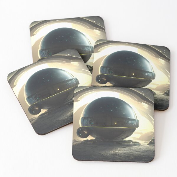 Item preview, Gold Spacecraft, Landing Spaceship. Galaxy Collection designed and sold by SpektroDesign.