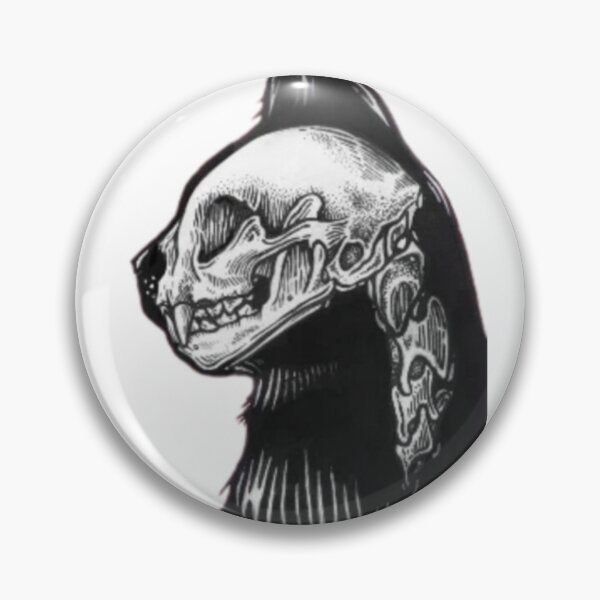 Item preview, Skeleton black cat Halloween  designed and sold by Youranimedealer.