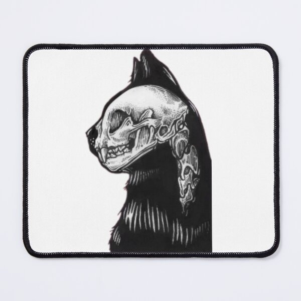 Item preview, Skeleton black cat Halloween designed and sold by Youranimedealer.