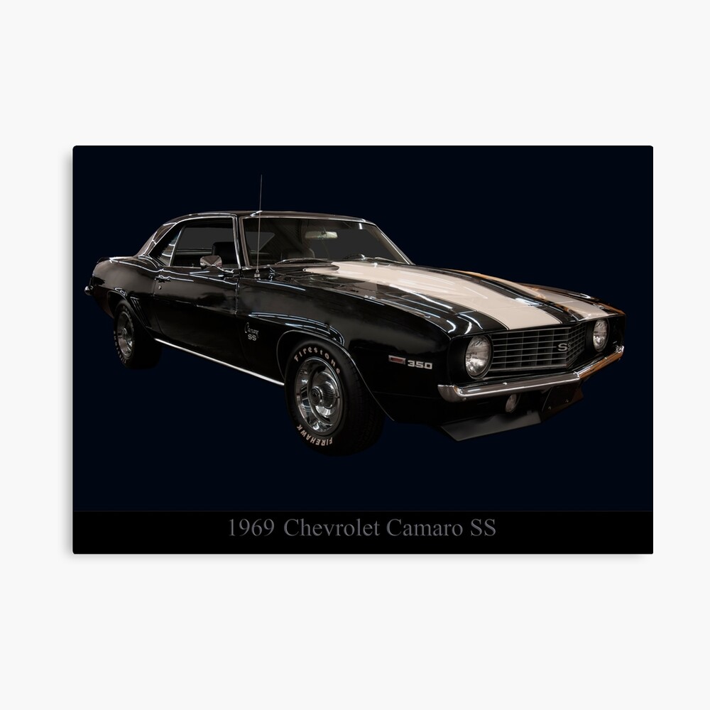 Classic Car Mouse Pad 1969 Chevrolet Chevy Camaro Custom coupe Beautiful Red