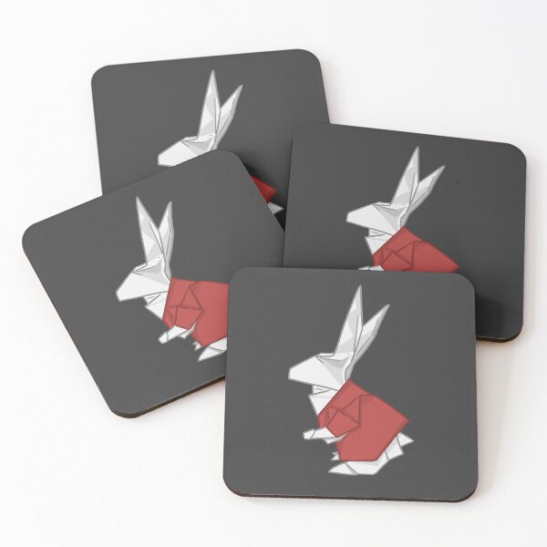 Item preview, Origami White and Red Rabbit _ Wonderland Rabbit _ Bunniesmee  designed and sold by bunniesmee.