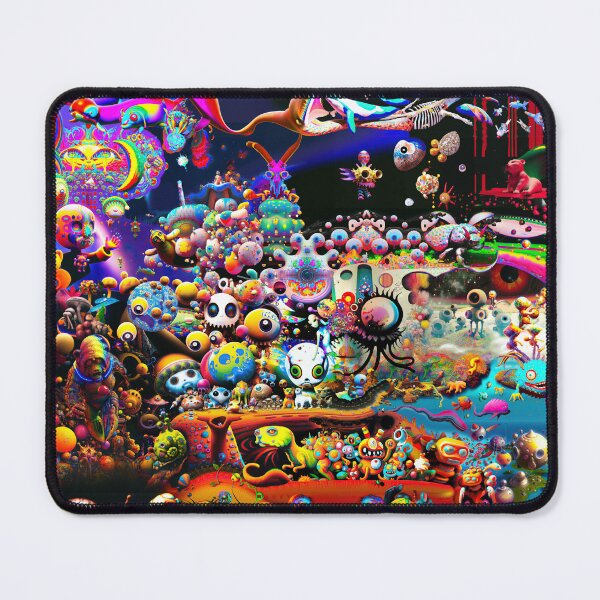 Item preview, Cohabitation - Trippy Art Collage designed and sold by murkyburkins.