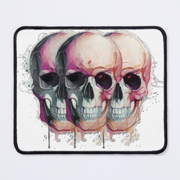 Item preview, Multi colourful skeleton head designed and sold by Youranimedealer.