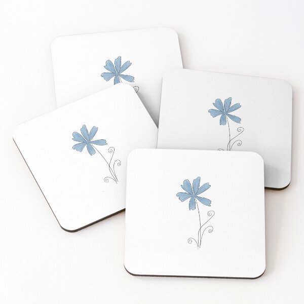 Item preview, blue flower designed and sold by flowerheadria.