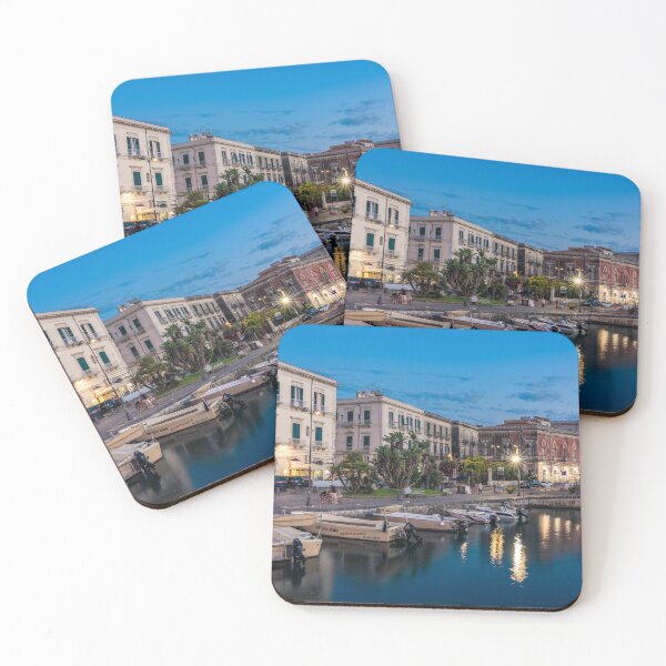 Item preview, Syracuse harbor waterfront in Sicily designed and sold by WorldScenery.
