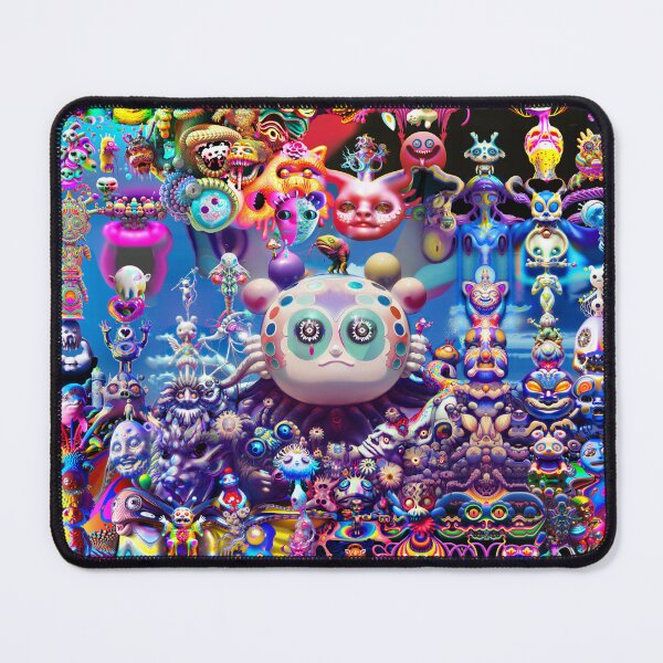 Item preview, Psychedelic Art Collage - Mirror Kami Entourage designed and sold by murkyburkins.