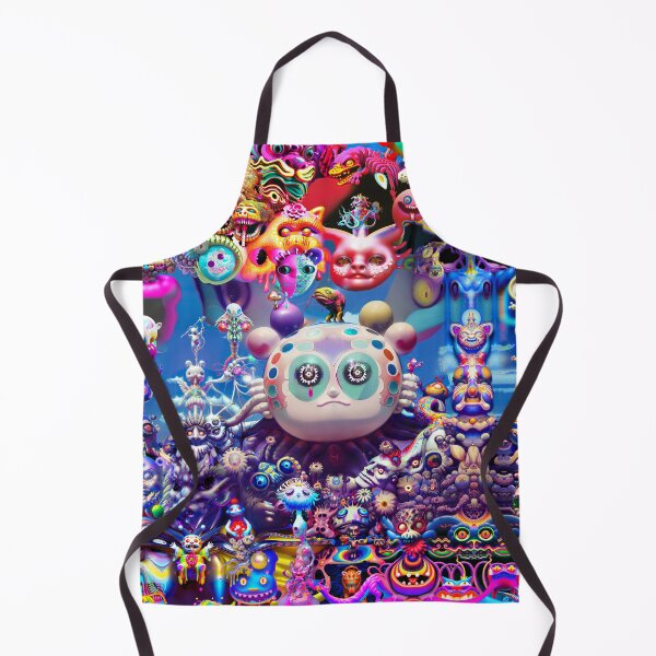 Item preview, Psychedelic Art Collage - Mirror Kami Entourage designed and sold by murkyburkins.