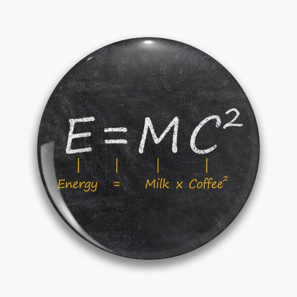Item preview, E = MC2 - Albert Einstein & Coffee designed and sold by -Koleidescope.