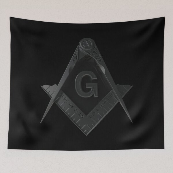 Item preview, Masonic Square & Compass Stealth Modern Freemason designed and sold by teemingshopping.