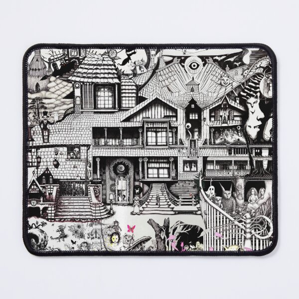 Item preview, Haunted House - Collage - Halloween Art designed and sold by murkyburkins.