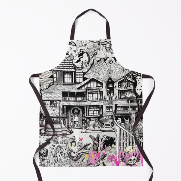 Item preview, Haunted House - Collage - Halloween Art designed and sold by murkyburkins.