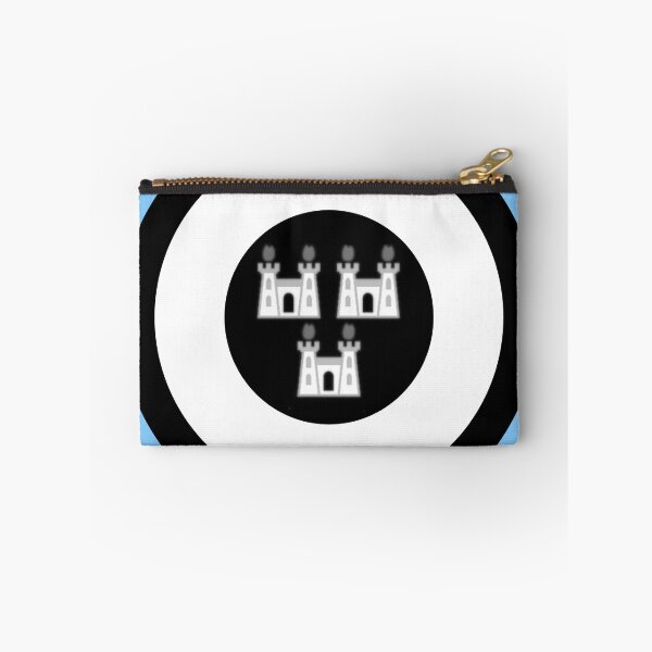 Item preview, 2Tone Dublin 3 Castles monochrome retro mod roundel designed and sold by ModSupporters.