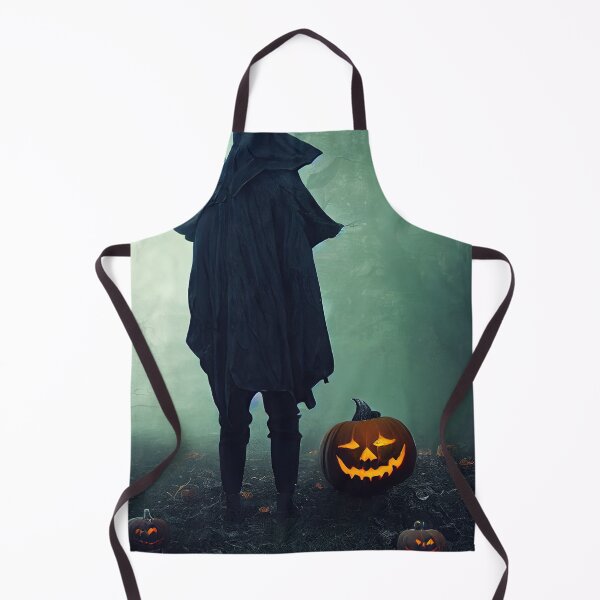 Aperçu de l'œuvre Holiday Halloween Creepy Pumpkin Scene créée et vendue par ThinkFun! Design.