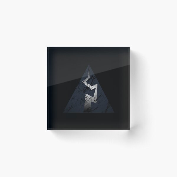 The volcano Acrylic Block