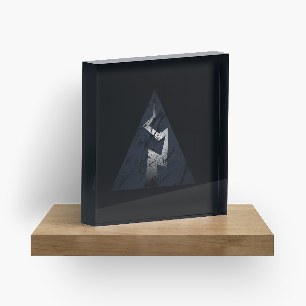 The volcano Acrylic Block
