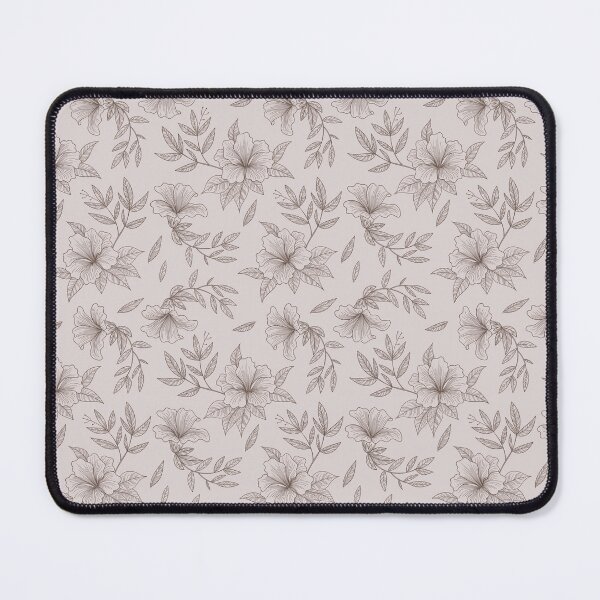 Item preview, Spring White Floral Pattern designed and sold by TypoArtist.