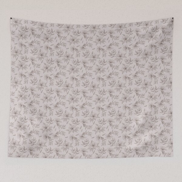 Item preview, Spring White Floral Pattern designed and sold by TypoArtist.