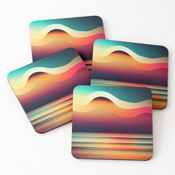 Item preview, Coloured Waves Pattern - 4 designed and sold by MrVPhotography.