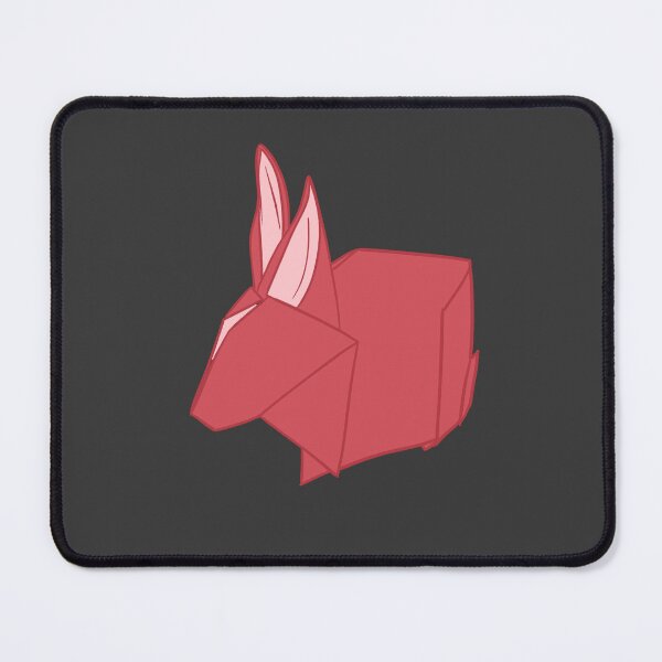 Item preview, Loaf Red Fold Paper Rabbit miroring _ Bunniesmee  designed and sold by bunniesmee.
