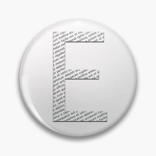 Item preview, Typographic monogram cutout E designed and sold by Emi Yañez.
