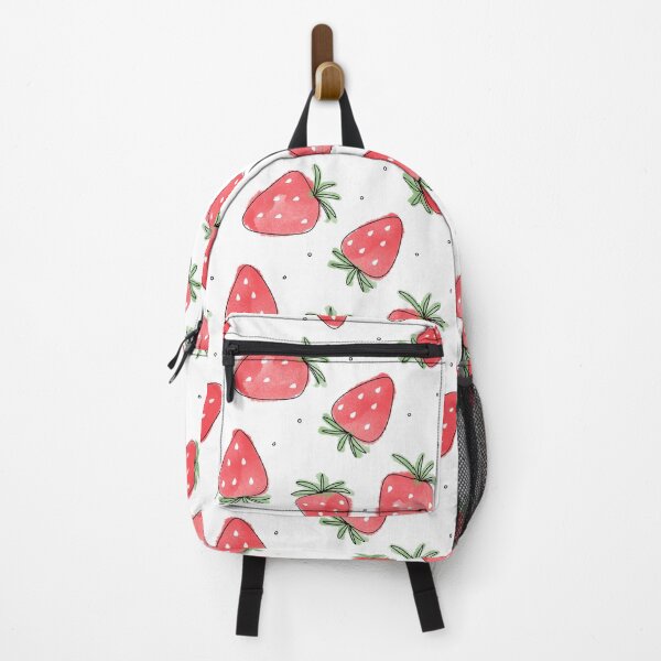 Item preview, watercolor strawberries pattern designed and sold by aliceehle.