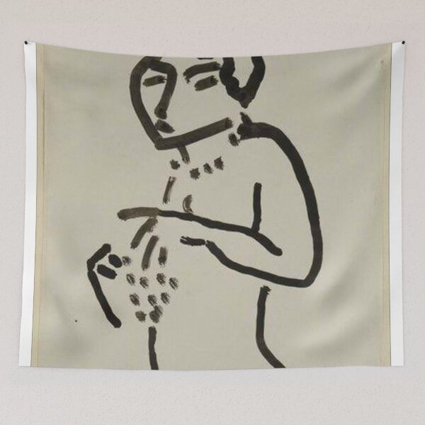Item preview, Woman Naked Matisse Nude Sketch Poster designed and sold by fainygaryx.