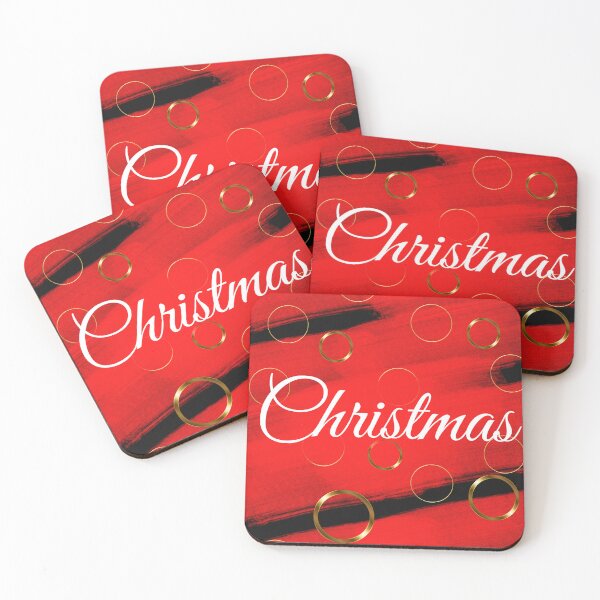Item preview, Christmas Brush Stroke Sticker designed and sold by Shan2020.
