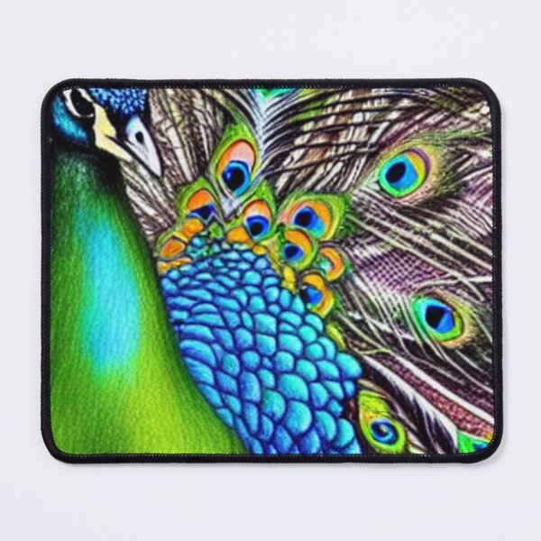 Item preview, Peacock with vibrant colors designed and sold by Analee & K.