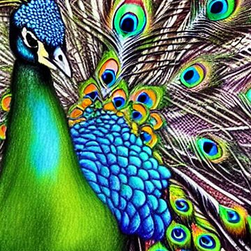 Show your true Colors Peacock Posters