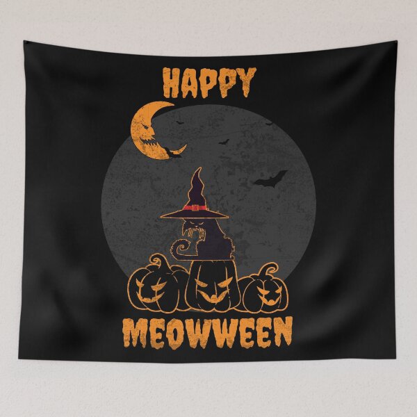Item preview, Happy Meoween designed and sold by JoRealm.