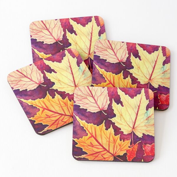 Item preview, Watercolor Leaves in the Fall designed and sold by Mika Hutton.