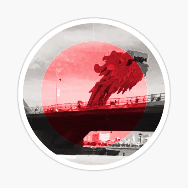 The Dragon Bridge Da Nang Symbol Vietnam Sticker