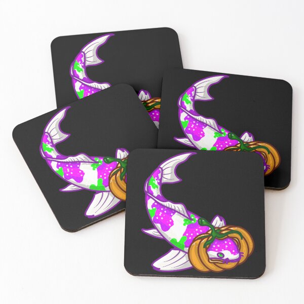 Item preview, Halloween Koi Fish With Pumpkin designed and sold by NLDStudios.